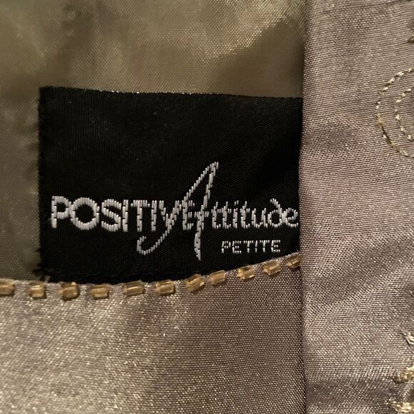 Positive Attitude 3 Piece Mother Of The Bride Dress  10P Beaded  Embroidered - Picture 5 of 10